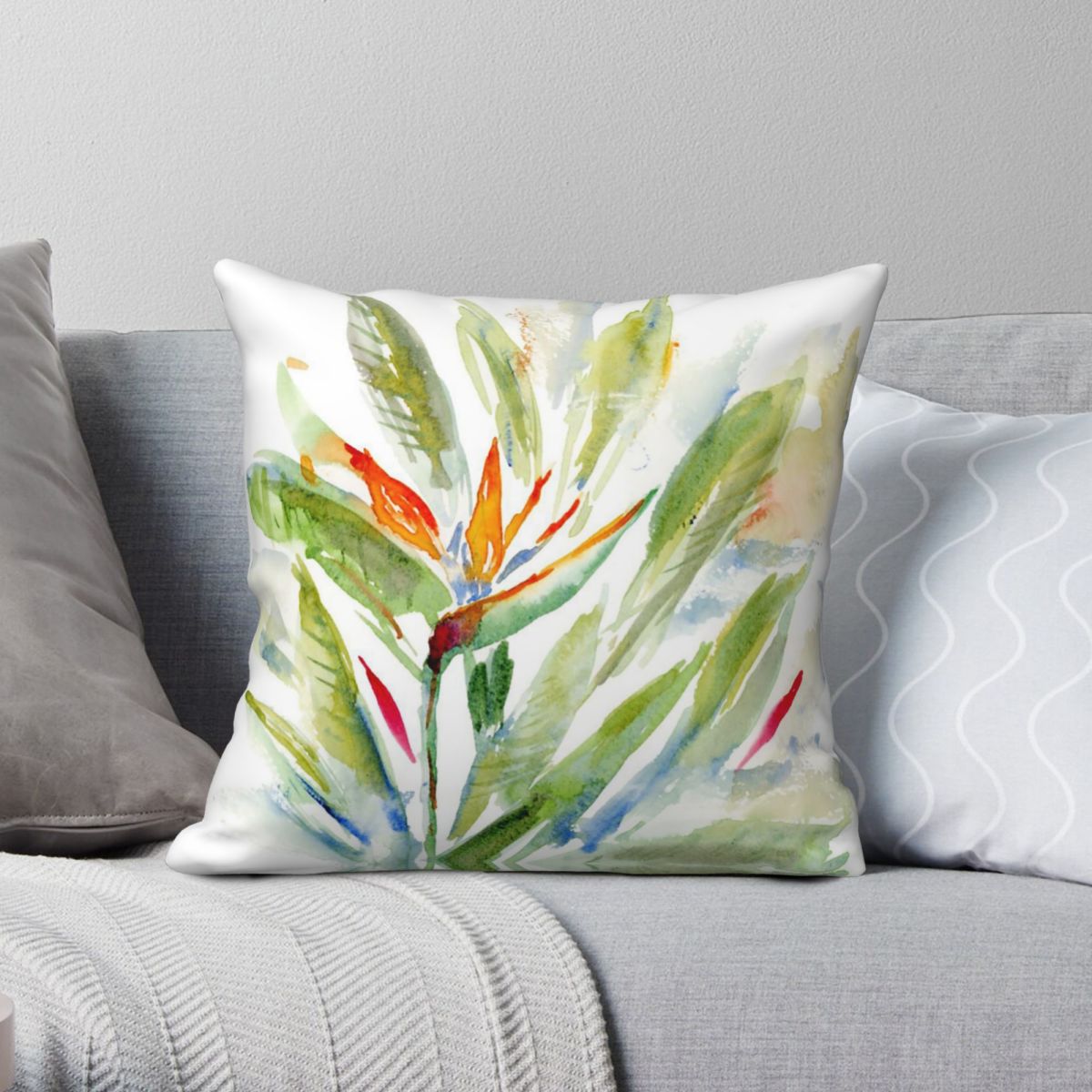 Bird Paradise Strelitzia - Квадратная наволочка Bird Of Paradise Strelitzia,
