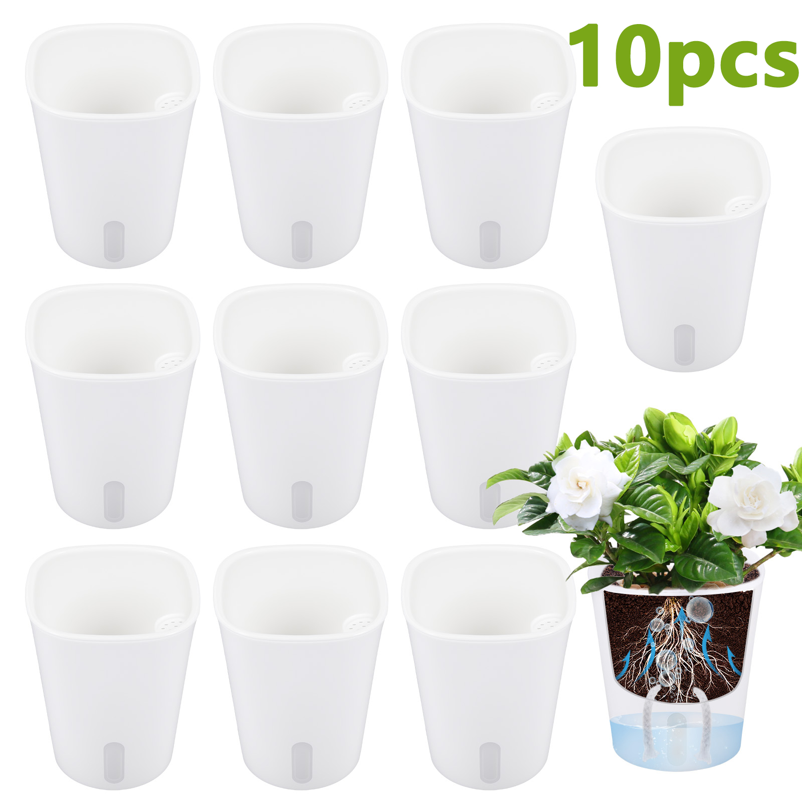 10 шт. самополивающихся пласти – обзор и цена Aloe Vera Pot