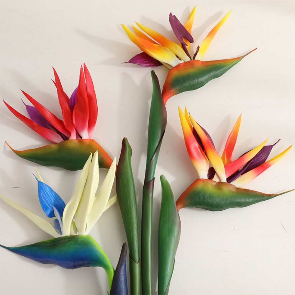 Искусственные цветы стрелиции  – обзор и цена Bird Paradise Strelitzia