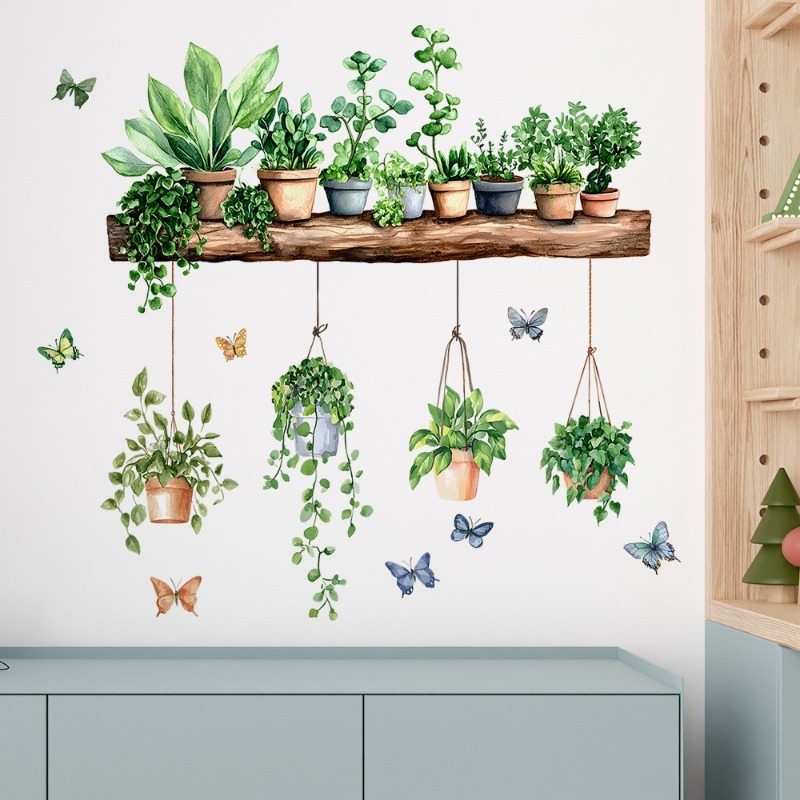 3D-наклейки на стену с зеленым – обзор и цена Echeveria Succulent