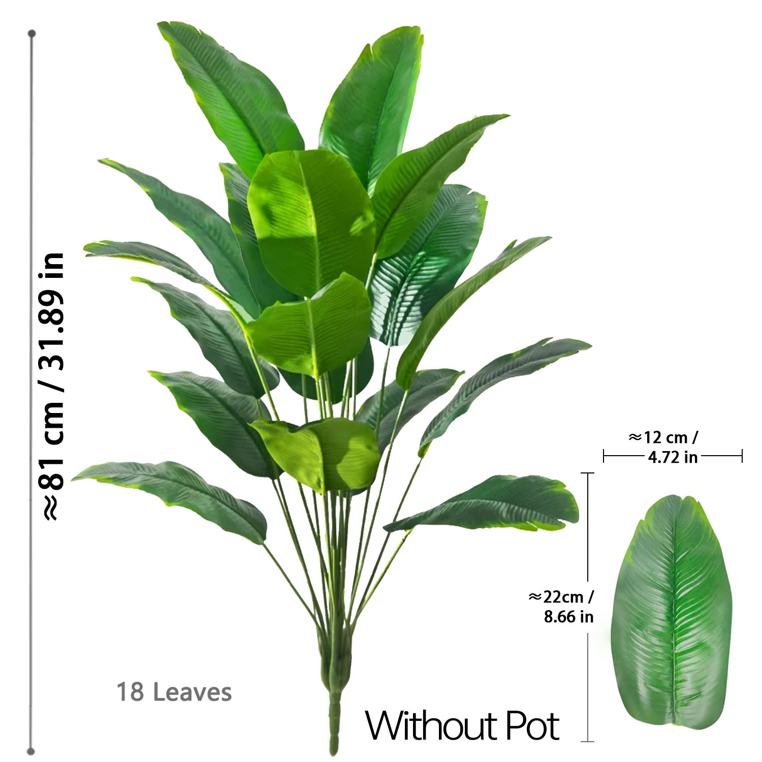 Искусственные растения 67-112  – обзор и цена Ficus Lyrata Tree